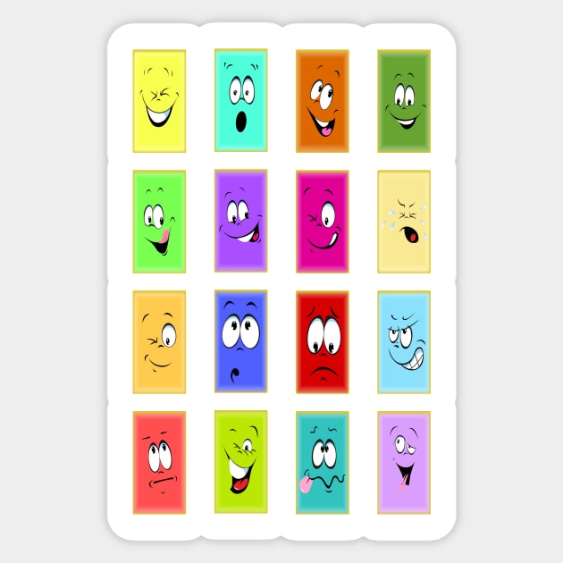 Emojis Design 1 Sticker by Invisibleman17